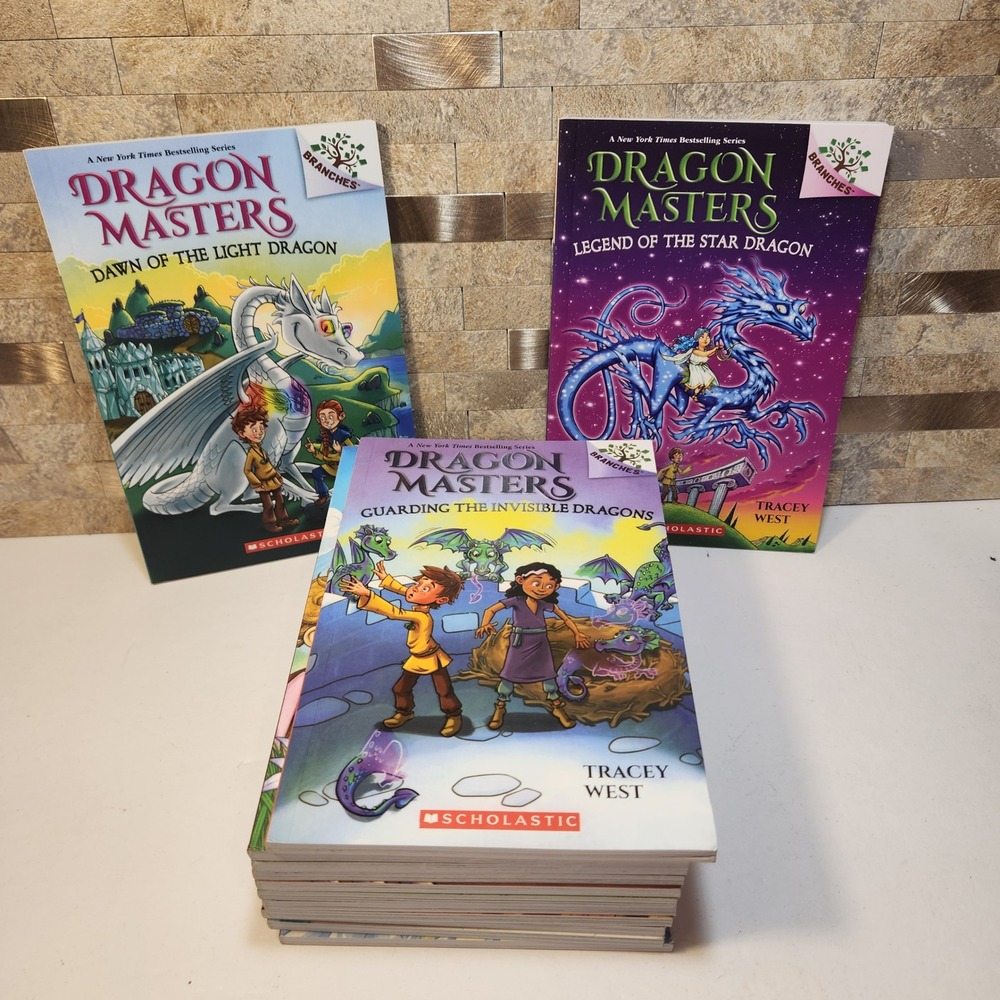 Dragon Masters Book Lot 12 Books Tracey West Scholastic Branches Series